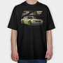 Yellow Nissan 240Sx Stance Fast, Tricou Oversize Barbati (Unisex)