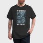 In Wheels We Trust 2, Tricou Barbati (Unisex)