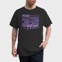 R32 Gtr Garage Purple, Tricou Barbati (Unisex)