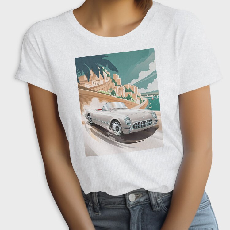 Coastal Vintage Car Cruise, Tricou Femei