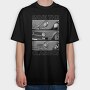 Save The Classics 1960S Car Artwork, Tricou Oversize Barbati (Unisex)