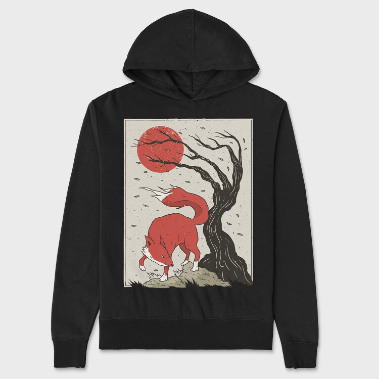 Fox Tree, Hanorac Oversize Barbati (Unisex)