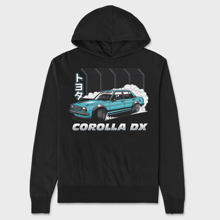 Corolla Drift Addict, Hanorac Oversize Barbati (Unisex)