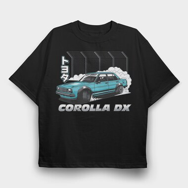 Corolla Drift Addict, Tricou Oversize Barbati (Unisex)
