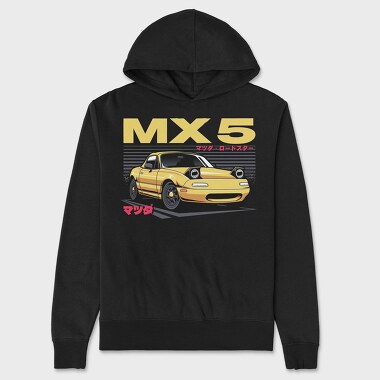 Mazda Mx5 Roadster, Hanorac Oversize Barbati (Unisex)