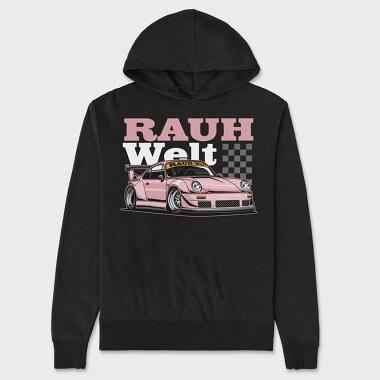 Rauhwelt Pink Race, Hanorac Oversize Barbati (Unisex)