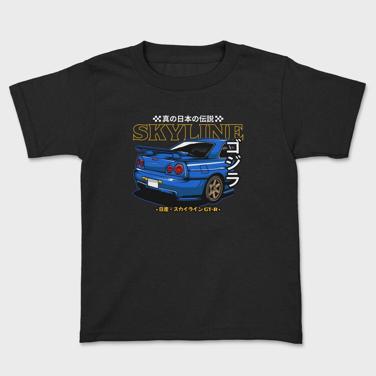 Skyline Gt R Racer, Tricou Copii