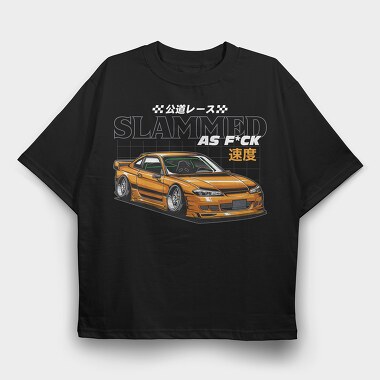 Slammed Speed, Tricou Oversize Barbati (Unisex)