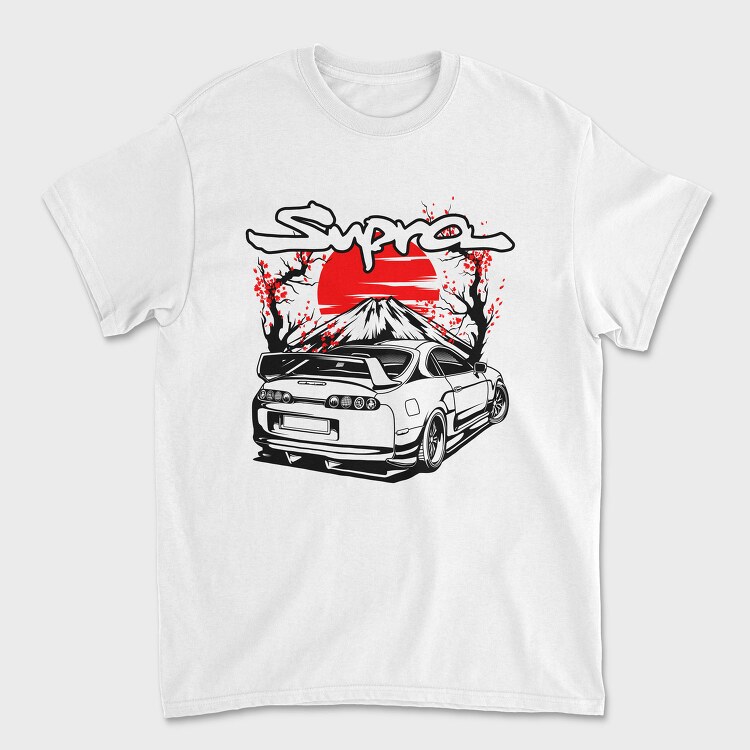 Supra Cherry Sunset, Tricou Barbati (Unisex)