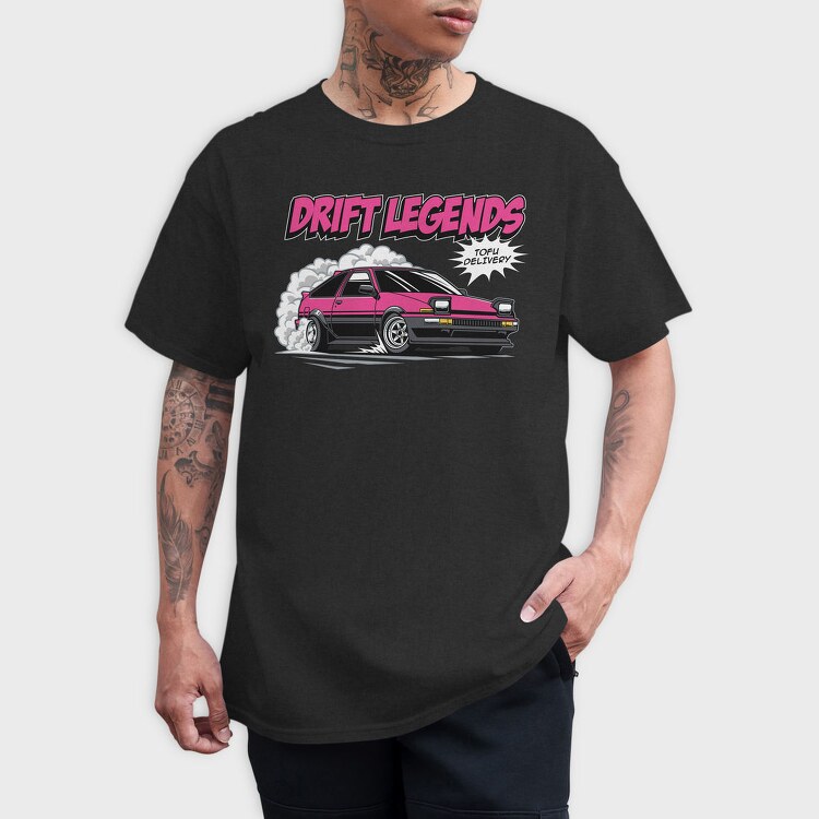 Drift Legends Tofu Delivery, Tricou Barbati (Unisex)