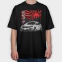 Jdm City Rush, Tricou Oversize Barbati (Unisex)