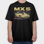 Mazda Mx5 Roadster, Tricou Oversize Barbati (Unisex)