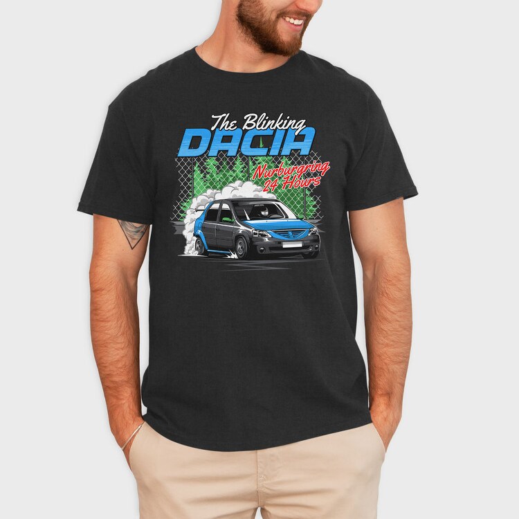 Dacia Nurburgring Drift, Tricou Barbati (Unisex)