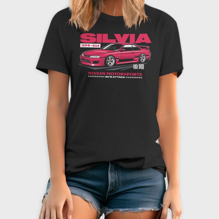 S14 Silvia Red, Tricou Barbati (Unisex)