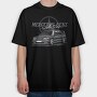 Mercedes Benz Wagon, Tricou Oversize Barbati (Unisex)