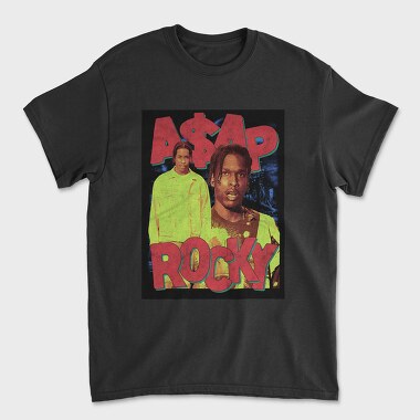 Aap Rocky Neon, Tricou Barbati (Unisex)