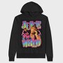 Juice Wrld Neon, Hanorac Oversize Barbati (Unisex)