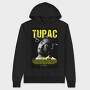 Tupac Yellow Tribute, Hanorac Oversize Barbati (Unisex)