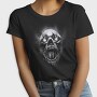 Creepy Skull Light Monochrome, Tricou Femei