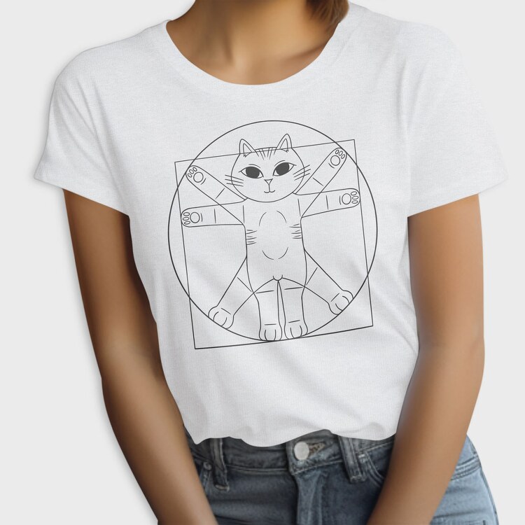 Vitruvian Cat, Tricou Femei
