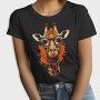 Giraffe With Glasses, Tricou Femei