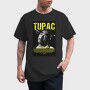 Tupac Yellow Tribute, Tricou Barbati (Unisex)