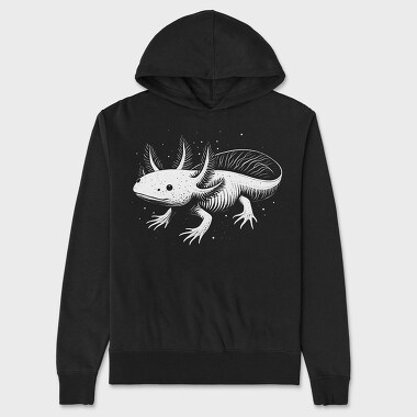 Axolotl Floating Monochrome, Hanorac Oversize Barbati (Unisex)