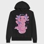 Axolotl Gamer Gaming, Hanorac Oversize Barbati (Unisex)
