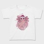 Axolotl In Christmas Hat, Tricou Copii