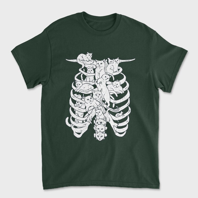 Cat Spine, Tricou Barbati (Unisex)