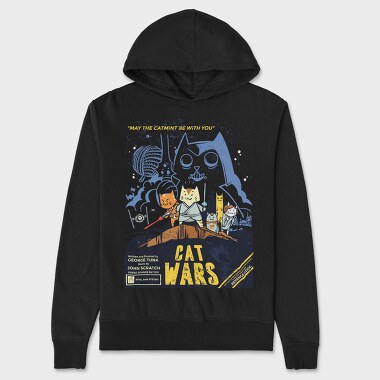 Cat Wars, Hanorac Oversize Barbati (Unisex)