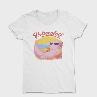 Axolotl At The Beach Relaxolotl, Tricou Femei