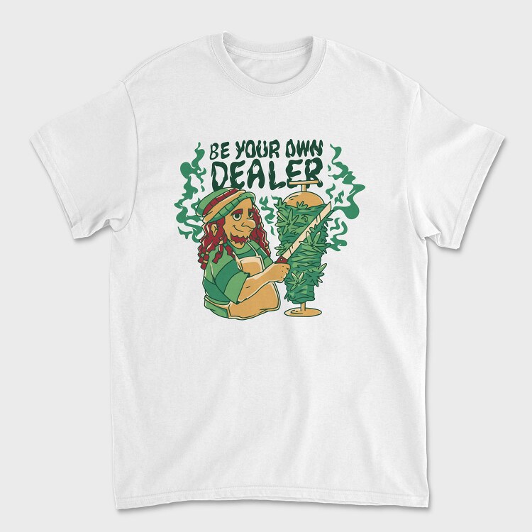 Be Your Own Dealer Cannabis Kebab Doner Kebab Man Weed Bud, Tricou Barbati (Unisex)