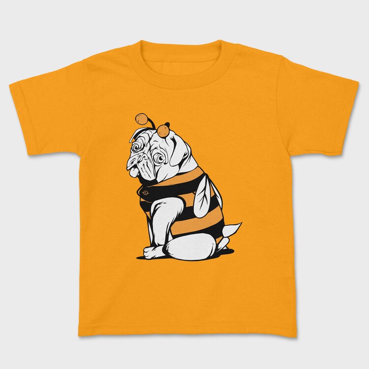 Bee Pug Dog, Tricou Copii