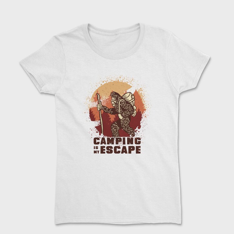 Big Foot Monster Hiking Sasquatch Sunset, Tricou Femei