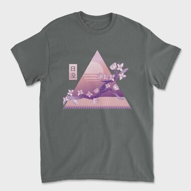 Cherry Blossom Vaporwave, Tricou Barbati (Unisex)
