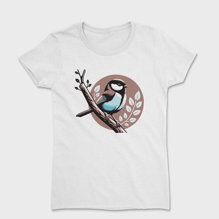 Chickadee Branch Circle, Tricou Femei