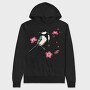 Chickadee On Blossom, Hanorac Oversize Barbati (Unisex)