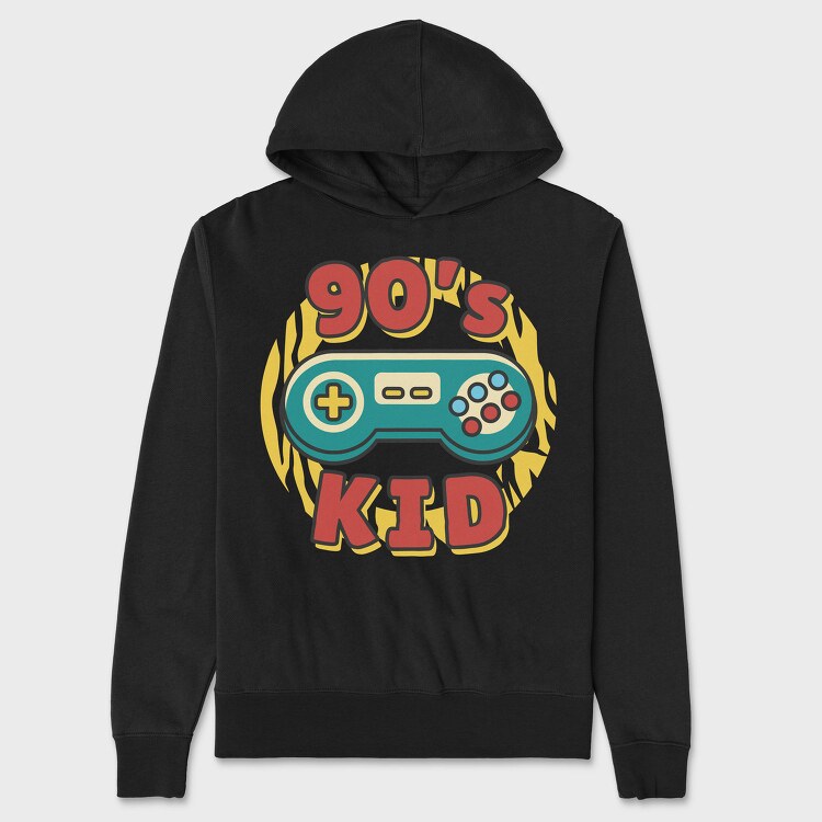 90S Gaming Kid, Hanorac Oversize Barbati (Unisex)