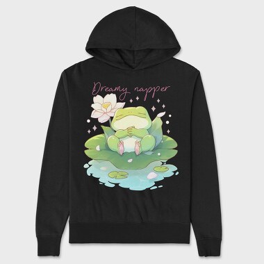 Adorable Frog Animal Dreamy Napper, Hanorac Oversize Barbati (Unisex)