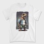 Adventurous Dinosaur T Rex, Tricou Barbati (Unisex)