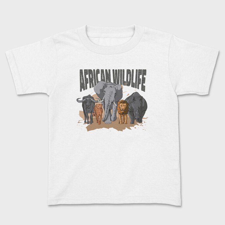 African Wildlife Animals, Tricou Copii