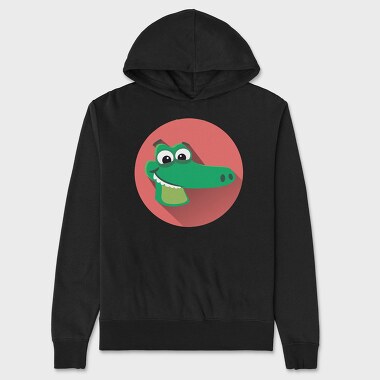Alligator Smile, Hanorac Oversize Barbati (Unisex)