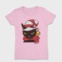 Angry Cat Christmas, Tricou Femei