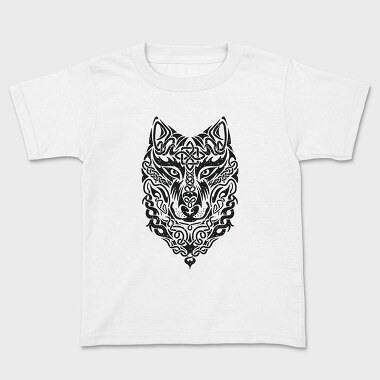 Celtic Tribal Wolf, Tricou Copii