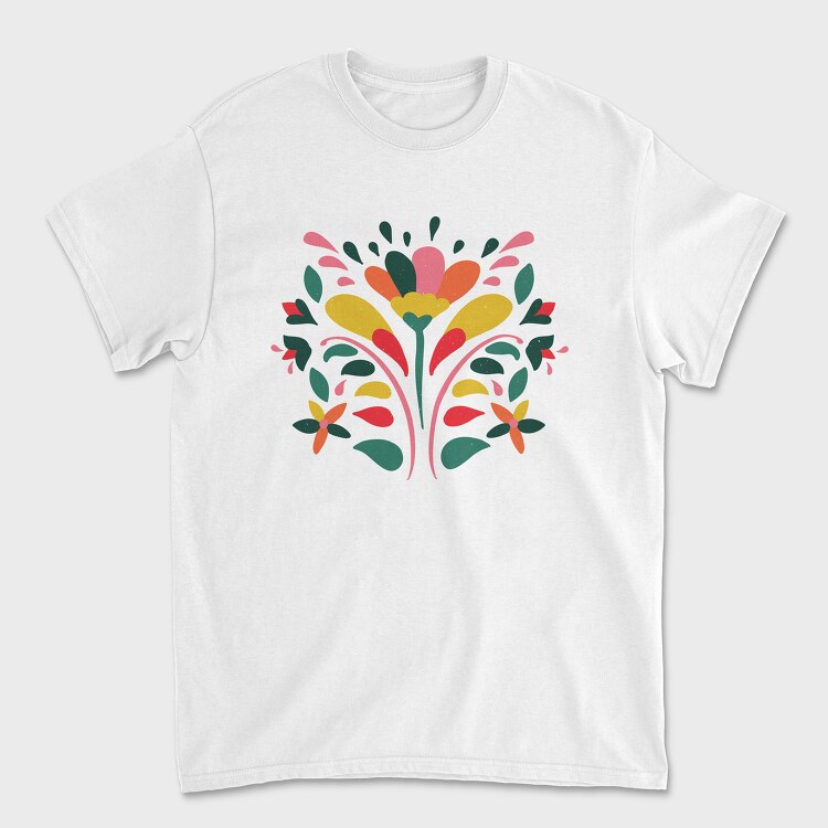 Colorful Flower Floral 03, Tricou Barbati (Unisex)