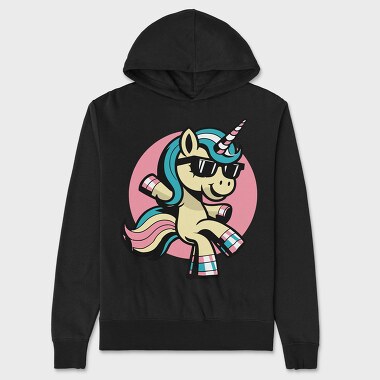Cool Unicorn, Hanorac Oversize Barbati (Unisex)