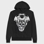 Cool Viking Skulls Bear Man, Hanorac Oversize Barbati (Unisex)