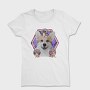 Corgi Psychedelic Collage, Tricou Femei
