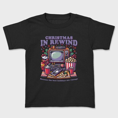 Christmas In Rewind Trend, Tricou Copii
